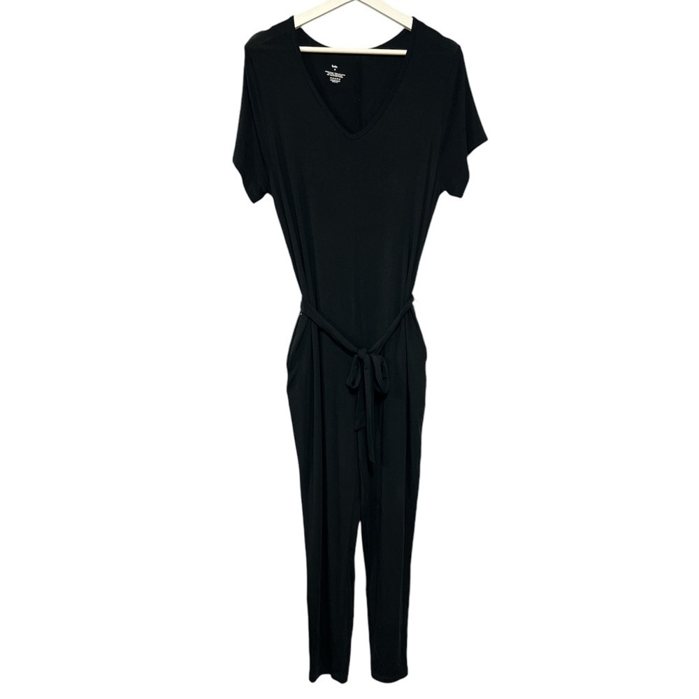 KNIX V-neck Tie Waist Modal Jumpsuit